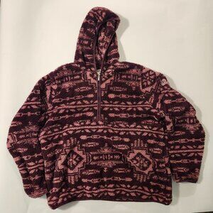 Ariat Real Berber Mulberry Aztec Pullover Hoodie — Women’s XXL